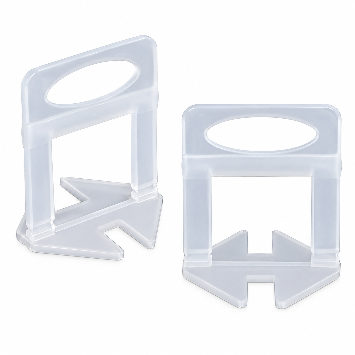 Tiled Up Tile Levelling Clips 100 Pack – 2mm Tile Spacers for Floors & Walls